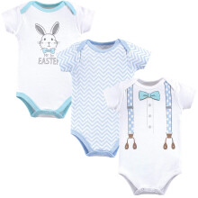 Little Treasure Unisex Baby Bomuld Bodysuits Boy F?rste p?ske 0-3 m?neder