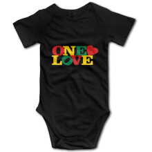 En kærlighed Rasta baby klatring kortærmet onesie 18-24 måneder sort 6-12 måneder