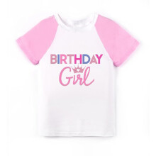 Dievcensk    tricko Wild and Happy Birthday Party s princeznovskou korunkou, velkost 5T