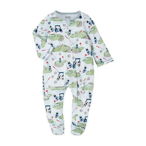 Mud Pie Baby Boys Golf Footed Sleeper Bl 3-6 mnader