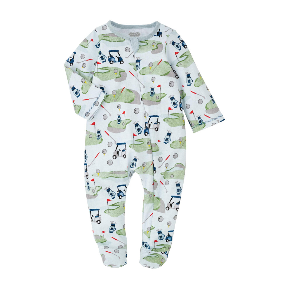Mud Pie Babyjongensslaapbank Met Golfvoet Blauw 3-6 Maanden-image