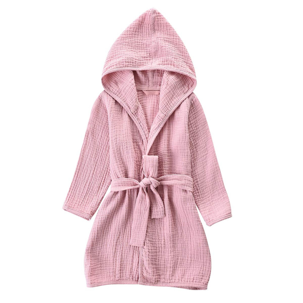 Peignoir de bain en mousseline TADO pour tout-petits, doux et respirant, en coton biologique, pour bébé garçon et fille, serviette à capuche, 6 à