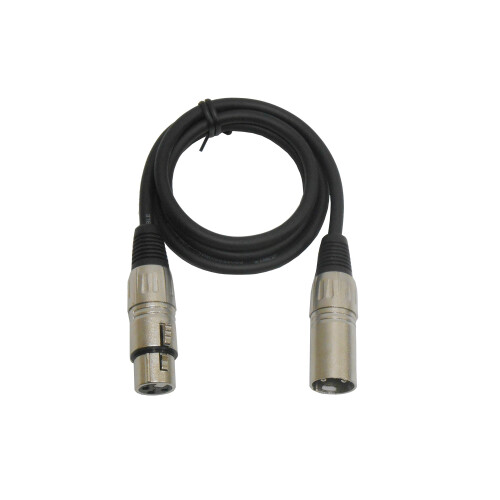 Cabo de Microfone XLR 3 Pinos Audio2000'S ADC2037-P, 3 Pés
