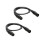 Audio 2000s E02103P2 XLR uros-naaras 3 jalkaa mikrofonikaapeli (2 kpl) 1