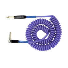 KIRLIN-kaapeli Kirlin IMK-182BFGL-30/BLF - Suoraan kulmaan - Premium-kelainstrumenttikaapeli, violetti, l pikuultava PVC-kuori - 30 jalkaa (IMK-1