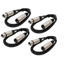 Audio2000'S ADC2037X4 3 fod XLR hun til XLR han mikrofonkabel