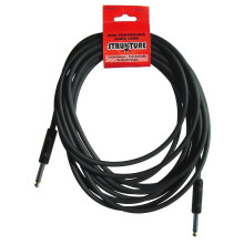 Struktur instrumentkabel 1/4"""" sort 18,6"" (SC186R)