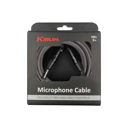 KIRLIN Kabel Microfoonkabel Koolstofgrijs 20ft (MFMW-270-20FT/CA) 2