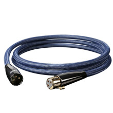 SKW singolo OFC bilanciato maschio XLR a cavo microfono a 3 pin femmina XLR (6,5 piedi 2M)