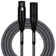 KIRLIN Kabel Microfoonkabel Koolstofgrijs 20ft (MFMW-270-20FT/CA)