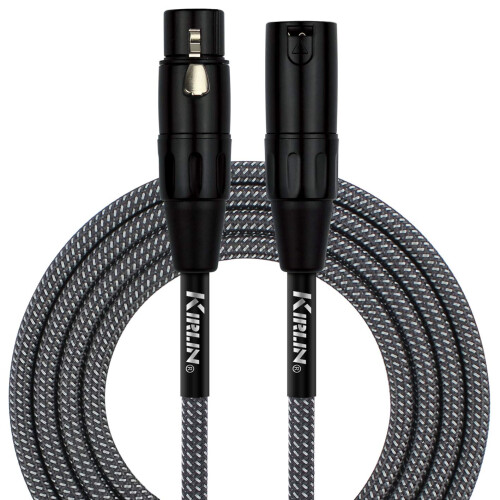 KIRLIN Kabel Microfoonkabel Koolstofgrijs 20ft (MFMW-270-20FT/CA)