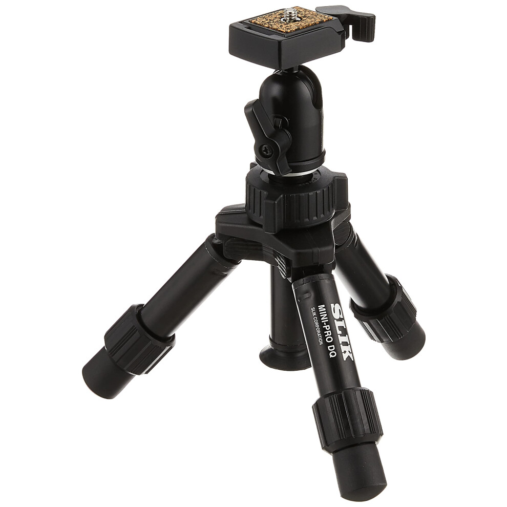 SLIK Mini Pro DQ 2-Section Table-Top Tripod - Black