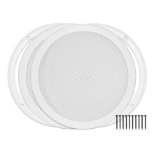 Niezawodna firma sprzetowa RH-4002-8-2-A Para bialych oslon glosnikσw do montazu powierzchniowego 8-3/8""