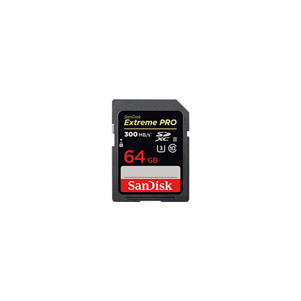 SanDisk SDSDXPK-064G-ANCIN Sandisk Extreme Pro - Carte m   moire flash - 64 Go - SDXC UHS-II - noir gris rouge blanc jaune