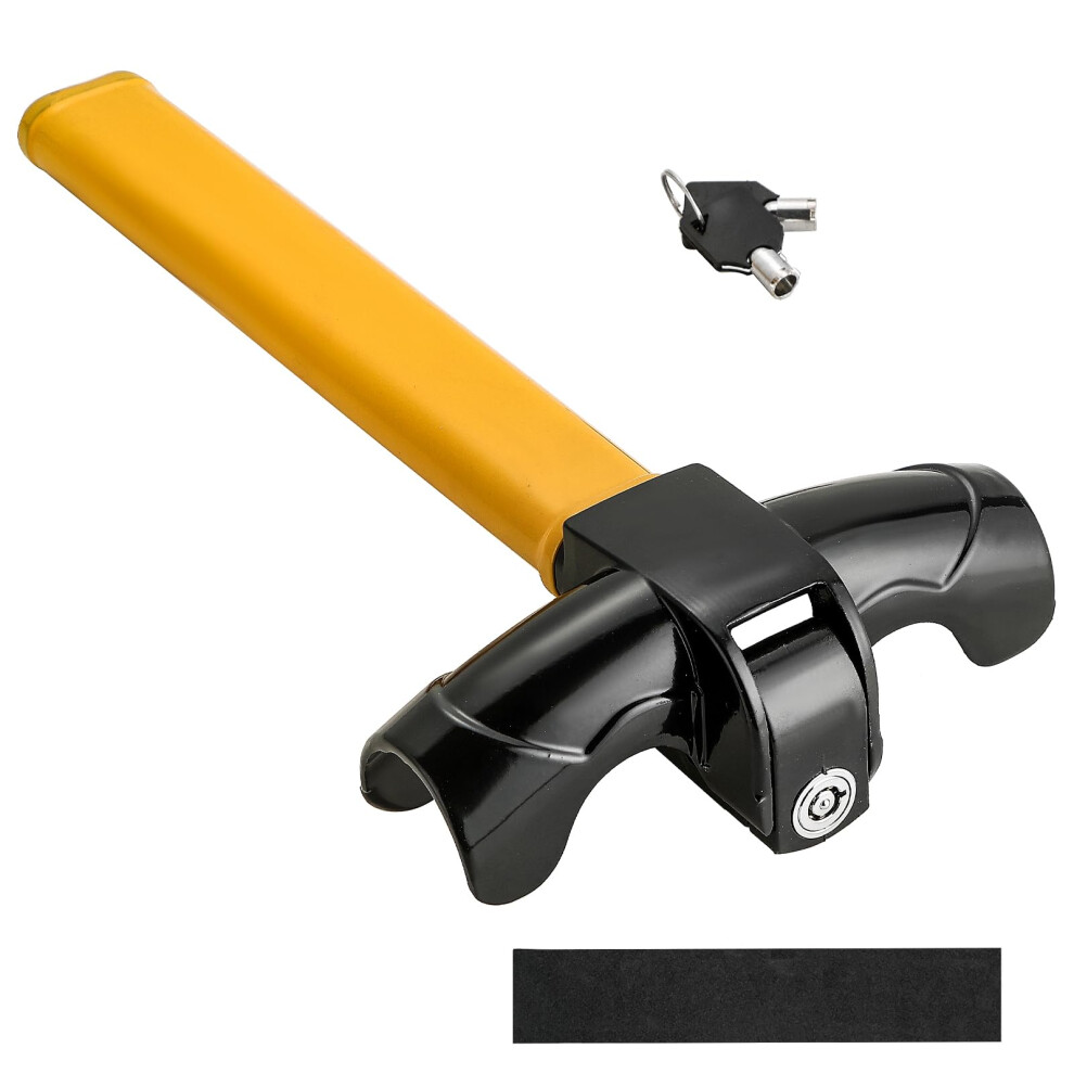 Flk Tech Universal Anti-Theft Car Auto Security Rotary Steering Wheel Lock 687926002495