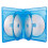 AcePlus Multi 6-Cases Blu-Ray em 22mm Extra Grosso com Tray Interno e Logo Impressão (Pacote de 10) 1