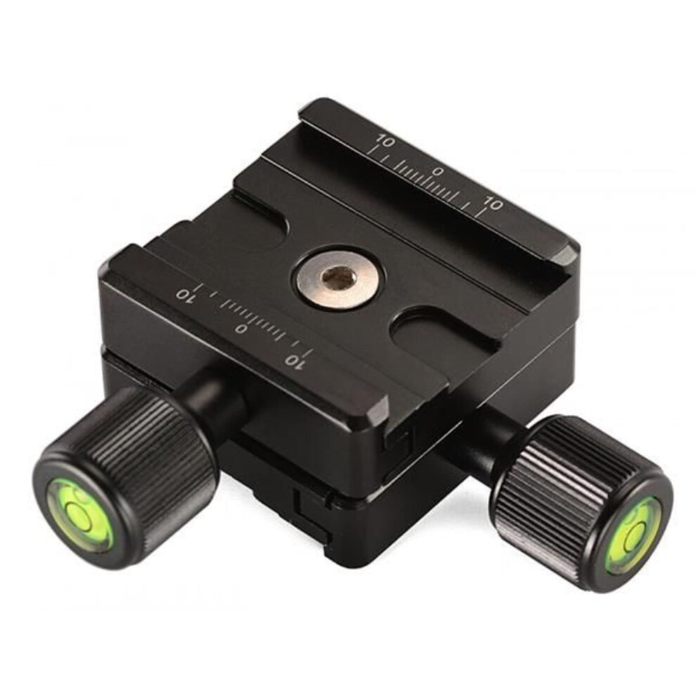 Leofoto 50Mm Ddc-50 Twin/Double Duplex Clamp Set & Qr Plate Subtend/Bidirectional Arca/Rrs Compatible 6940828330085