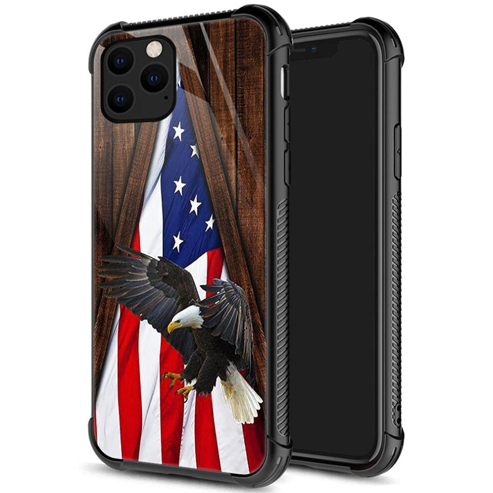 Djsok Case Compatible With Iphone 12 Pro Case Eagle American Flag Case For Iphone 12 Cases For Man Boys Girls Shockproof Rugged Cover Case For Iphone 9431971423474
