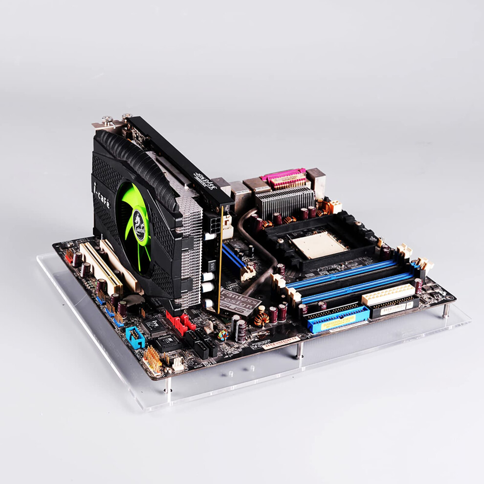 Pc Open Frame Test Bench Mini Itx Motherboard Overlock Computer Case Diy Mod Base Transparent Acrylic Stand 780861174156