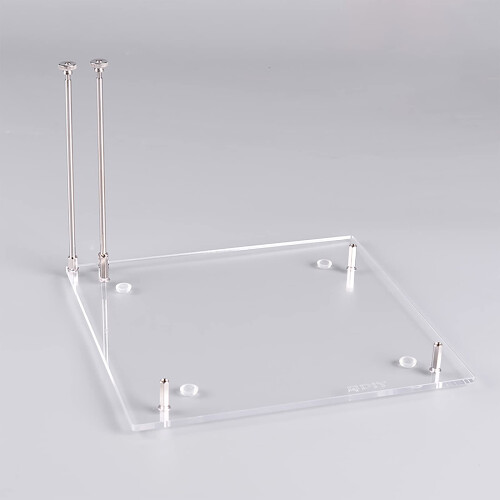 PC Open Frame Testbnk Mini ITX Moderkort Overlock Datorfodral DIY Mod Base Transparent akrylstll 2