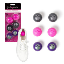 Foot Petals Sneaker Deodorizers - Freshener Balls For Shoes Gym Bags Lockers or Drawers 3-Pack Girly