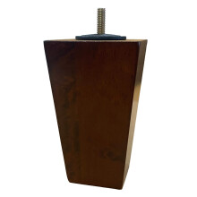 Elegent polstring 5"""" massivt tr?m?bel Sofa/stol/ottomanske tilspidsede ben Valn?dfinish [5/16"""" Bolt] - S?t med 4