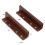 Bitray 2 PCS Suporte de Cama com Gancho Duplo e Parafusos (15cm de Comprimento) 2