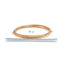 Reparationss?t til m?belforsyningsfjeder til sofam?belfjedre 40 Stay Wire Clips 16 Gauge 20ft Papir Wrapped Wire