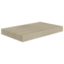 Vidaxl Floating Wall Shelf - Oak Color Honeycomb MDF og metalramme 15.7 """" X 9.1 """" X 1,5 """" - Alsidig Easy Assembly Wall Display -hylde