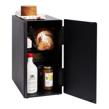 Contenedor de pan Yamazaki Home Tower, de metal, compacto y ahorrador de espacio, para mostrador, vertical, de acero.