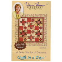 Quilt In A Day EB-1272 Eleanor Burns Pattern Better Star per tutte le stagioni