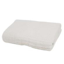 Kocyk dziecięcy Barefoot Dreams unisex CozyChic Lite Prążkowany kocyk perłowy w jednym rozmiarze