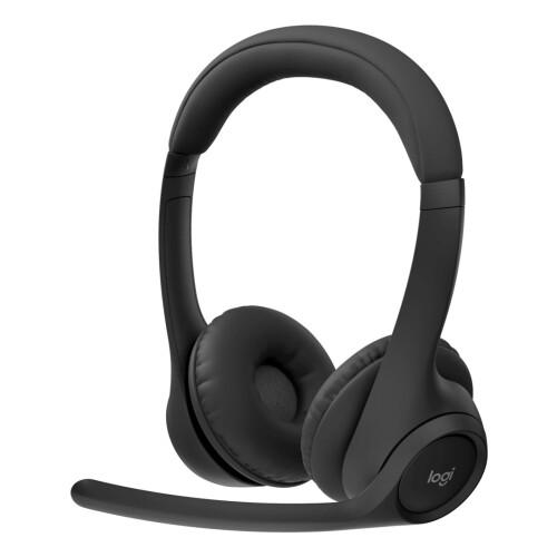 Logitech Microfone de cabeça - Bluetooth - sem fio - USB-C via um adaptador Bluetooth - Logitech - Logitech Zone 305 - Microfone de cabeça - supra-auricular