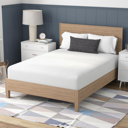 Vibe Premium Fitted Pad Vandt?t Madras Protector Cal King White 2
