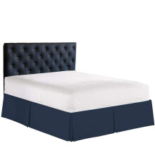 Elegant Comfort 1500 Premier Wrinkle & Fade rsistant l'htel Htel Jupe de lit / dnigrement de poussire - Tapisond 14 pouces California King Navy Bleu