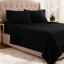 Set de hojas gemelas de Empyrean - sbanas de cama gemelas sper suaves de 3 pc - Set de hoja gemela de microfibra de doble cepillado - Hojas de cama