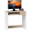 Homcom HOMCOM Compact Computer Table w/ Keyboard Tray Drawer Study Office Work, Oak 9