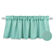 Okenn    z   clona Aiking Home Pure, 100 % umel    lan     rozmer 136 cm x 40 cm, akvamar   nov