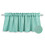 Aiking Home 100% Linho Falso Valance de Janela - Tamanho 56 x 16 polegadas, Aqua 1