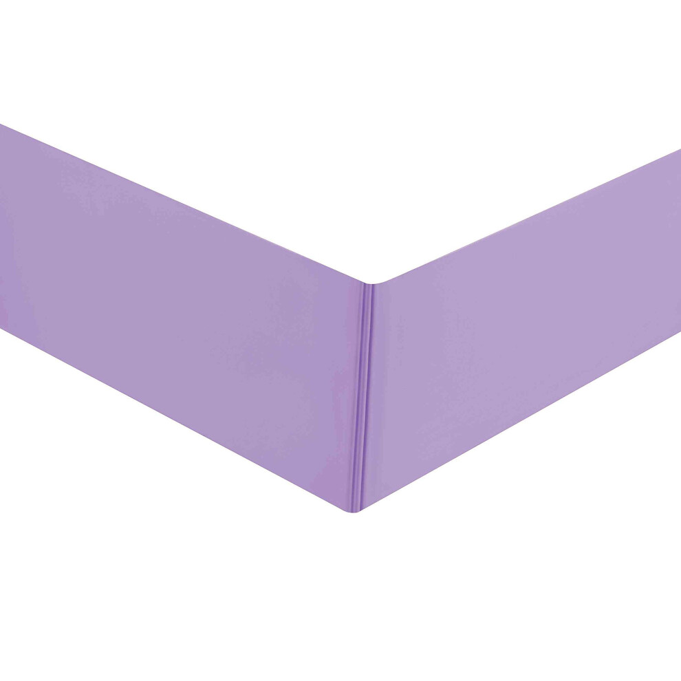 Jupe de lit pliss   e et volant anti-poussi   re Sheets & Beyond en microfibre bross   e ultra douce et unie, 35,6 cm (taille simple, lavande)