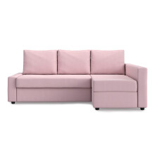 MASTERS OF COVERS Snug Fit Friheten Slipcover for The IKEA Friheten with Chaise Corner Cover Sofa Bed Cover Sectional Slipcover Replacement (Pink)