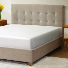 Lençol Ajustado Queen Size Curto Micropuff - Microfibra Confortável e Macia - Resistente ao Desbotamento e Encolhimento
