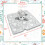 Cobertor de Segurança de Lã Confortável para Bebés June Garden - 15 x 15 polegadas 3