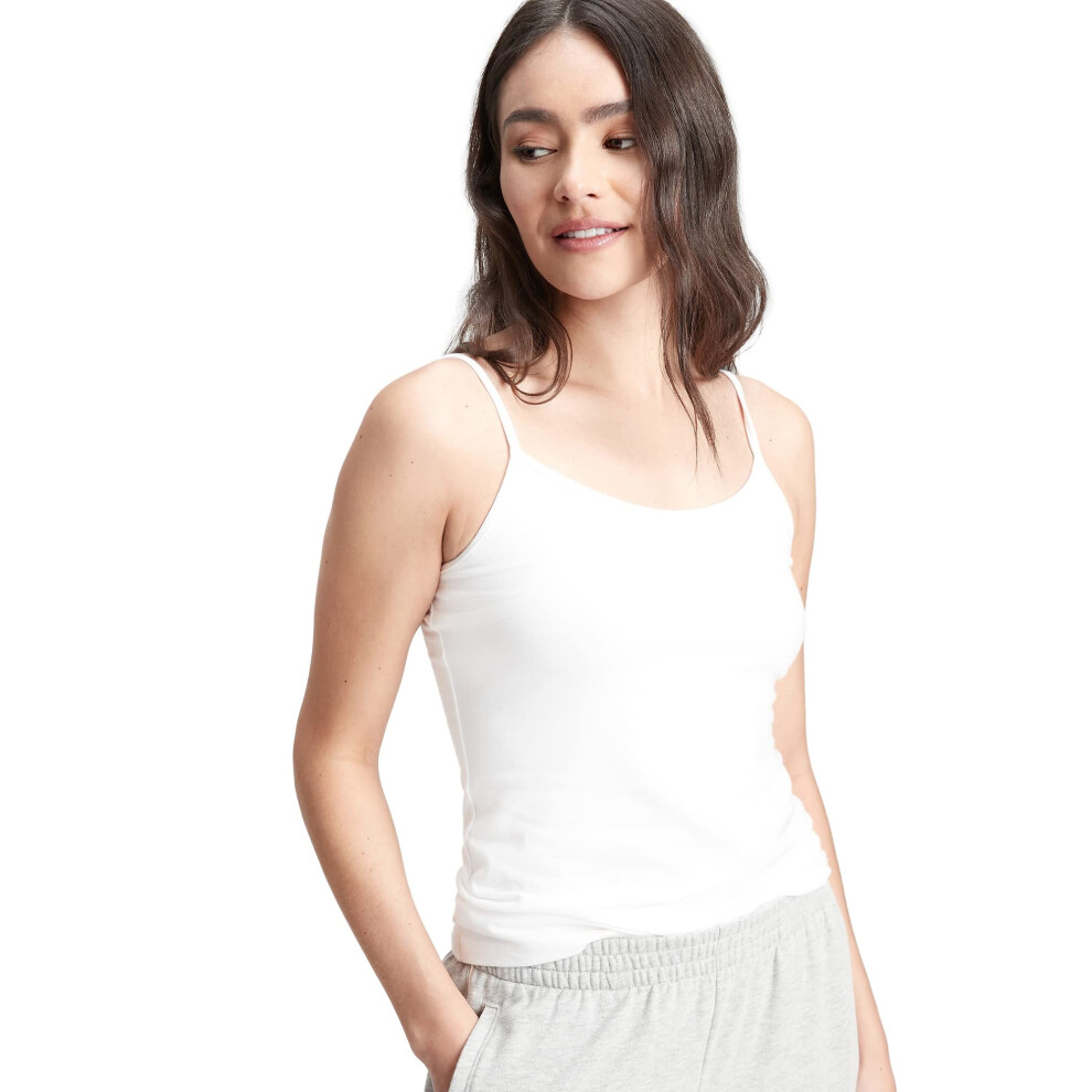 Chemise caraco ajust   e pour femme GAP, blanche, taille L, petite,    tats-Unis