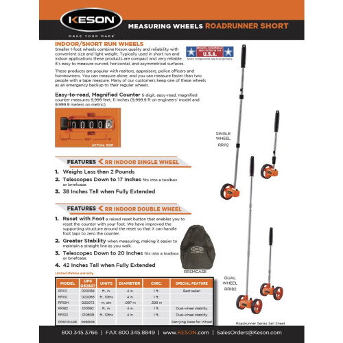Keson RR10M mthjul (gradering: metrisk) 0,097 meter diameter 2