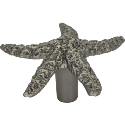 Atlas Homewares 142-P Knob de 2 Polegadas em Forma de Estrela do Mar, Peltre