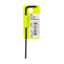 Bondhus 15704 5/64 """" End Ext Hex Key L-Wrench com acabamento ProGuard marcado e bra   o longo com c   digo de barras