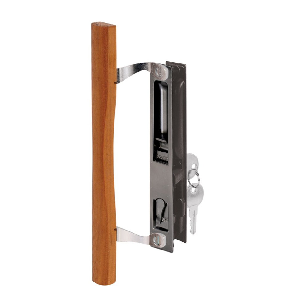 Ensemble de poignées de porte coulissante en verre Prime-Line C 1032 à clé - Remplacez rapidement les poignées de porte anciennes ou endommagées