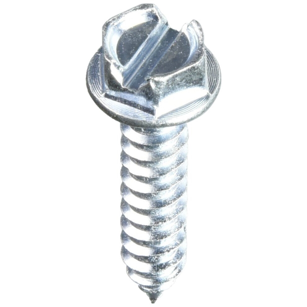 The Hillman Group 41032 Hex Washer Head Slotted Sheet Metal Screw 12-Inch X 1-Inch 50-Pack 008236047028