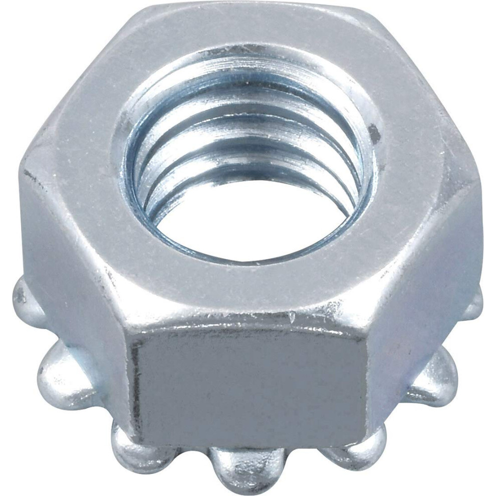 Hillman 180279 Keps Lock Nut 10-Inch By 32-Inch 100-Pack Zinc 008236073386